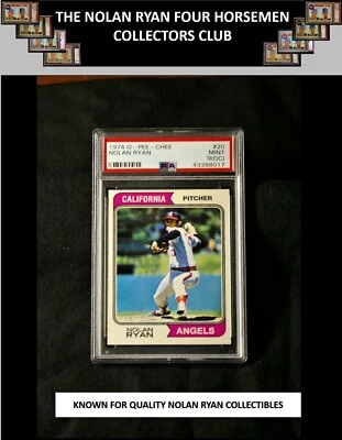 RARE 1974 OPC Nolan Ryan #20 PSA 9 OC baseball card; Only 1 Graded higher Angels - Image 1 of 3