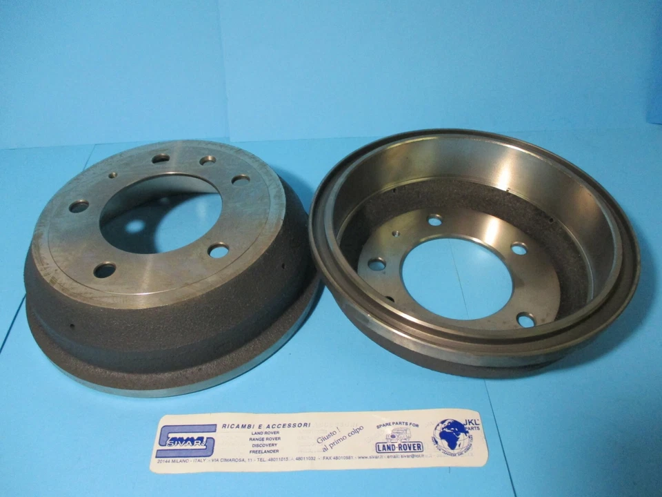 PAIR Land Rover 88 3^ Ant Post Defender 90 Post 591039 Sivar Brake Drums - Image 1 of 1