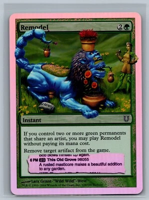 Magic The Gathering Unhinged Remodel #108/140 Foil MTG TCG CCG - Image 1 of 2