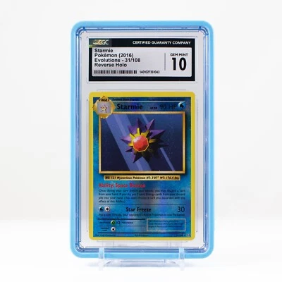 Pokémon Starmie Reverse Holo 31/108 XY Evolutions - CGC 10 Gem Mint  - Image 1 of 4