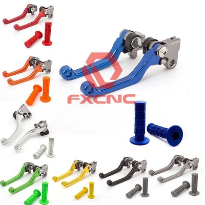 Empuñadura de palanca de freno de embrague azul para Husqvarna TC125 TC250 14 15 16 17 Foto 1 de 4