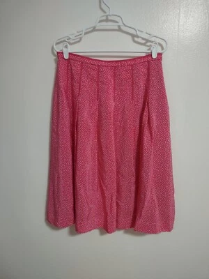 Falda Pendleton para mujer 12 rosa a lunares forrada de seda longitud media  Foto 1 de 4