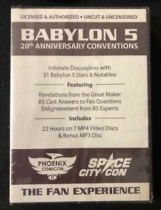 BABYLON 5 20TH ANNIVERSARY CONVENTIONS Disc set **NEW**