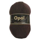 Opal Sock Yarn Uni Solid superwash 4-ply 100g/465yd, #5192 Dark Brown