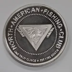 North American Fishing Club 1 Unze 0,999 Silbermedaille in Kapsel - siehe Fotos - Bild 1 von 2