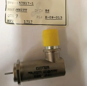 SOLENOID , ELECTRICAL RELAY P/N 157517-1 (MFR. MEGGITT WHITTAKER) - Picture 1 of 1