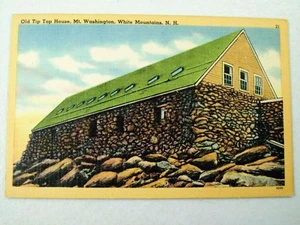 Old Tip Top House MT. Cartolina Washington Linen New Hampshire, non pubblicata - Foto 1 di 2