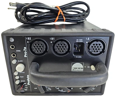 Profoto Pro-7a 2400 ~ 2400 vatios paquete de energía generador encendido VER NOTAS REPUESTOS Foto 1 de 4
