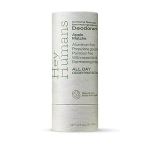 Hey Humans Aluminum Free Deodorant 2 Ounce Vegan Cruelty Free Sustainable Use - Picture 1 of 6
