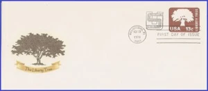USA4 #U588 U/A UNKNOWN FDC   Liberty Tree - Picture 1 of 1