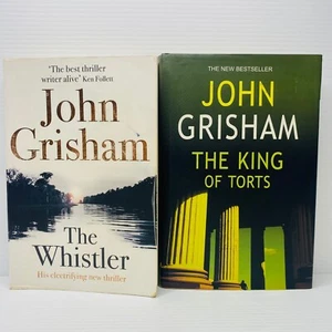 Lote x 2 Libros de John Grisham The Whistler, The King of Torts - Crime Thriller Book - Imagen 1 de 9