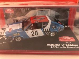 Renault 17 Gordini #20 Rally Montecarlo 1975 Piot-De Alexandris - DIE CAST 1:43 - Picture 1 of 1