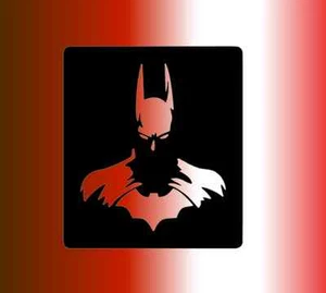 Individueller 4"x4,5" Batman - Vinyl Aufkleber Sticker Superman/Retouren Laptop Tablet Handy - Bild 1 von 2