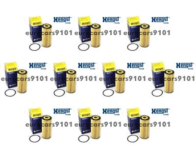 Juego de 10 filtros de aceite de motor Mercedes-Benz Hengst E155HD122 2781800009 Foto 1 de 2