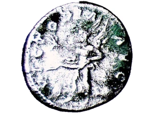 Elagabalus 222AD. AR SILVER Denarius VICTORY #95 - Picture 1 of 4