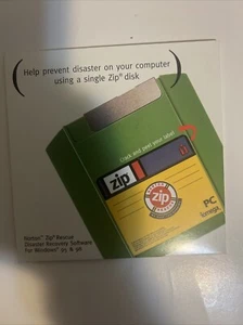 Iomega Zip Software CD Norton Rescue PC Windows 95 1998 Disaster Recovery - Picture 1 of 3