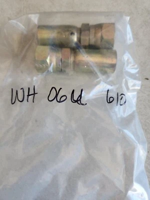 Qty 2****  Eaton 06U-610 | 5/8" JIC Female Fitting for 3/8" Hydraulic Hose - Image 1 of 3