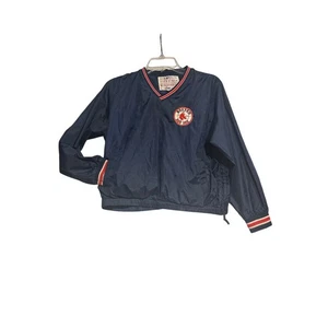 Majestic Boston Red Sox Jacke Kinder Medium Navy Blau Team DugOut Windbreaker - Bild 1 von 8