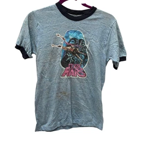 Camiseta De Colección Años 70 Star Wars Darth Vader M Puntada Única Película Promo 1977 - Imagen 1 de 6