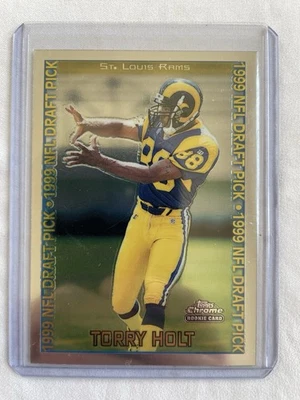 1999 Topps Chrome - 1999 NFL Draft Pick Torry Holt #149 (RC) - Image 1 of 2