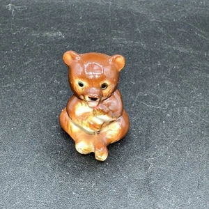 Mini Bear Figurine - MCM Made In Japan - Picture 1 of 5