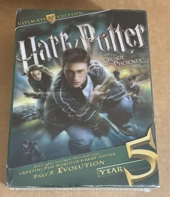 NEW ULTIMATE EDITION HARRY POTTER AND THE ORDER OF THE PHOENIX 3 Disc DVD YEAR 5 - Image 1 of 4