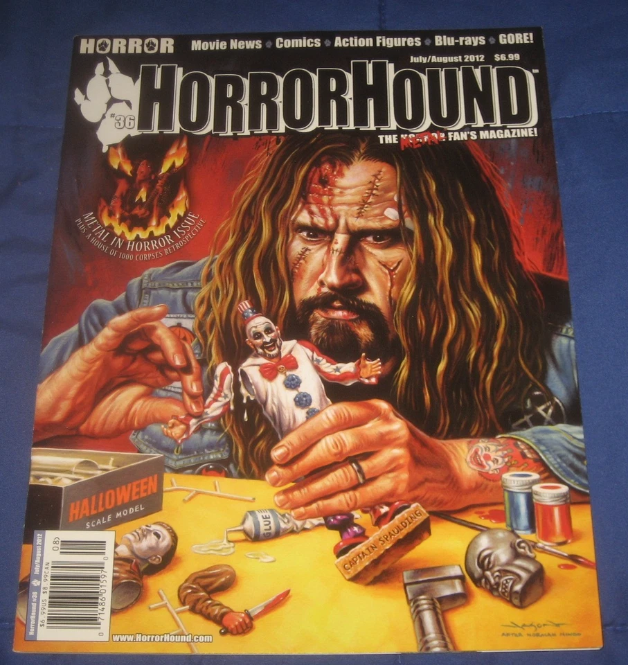 HORROR HOUND # 36  - ROB ZOMBIE /   UNCIRCULATED   NM - Image 1 of 1