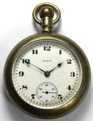 1921 Elgin Grade 290 16s 7j Pocket Watch w/ OF Case - Runs - Image 1 of 4
