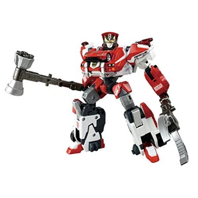 Takara Tomy Tomica Hyper Rescue Drive Head 02 MKII Brave Back Draft Robot Toy - Image 1 of 4