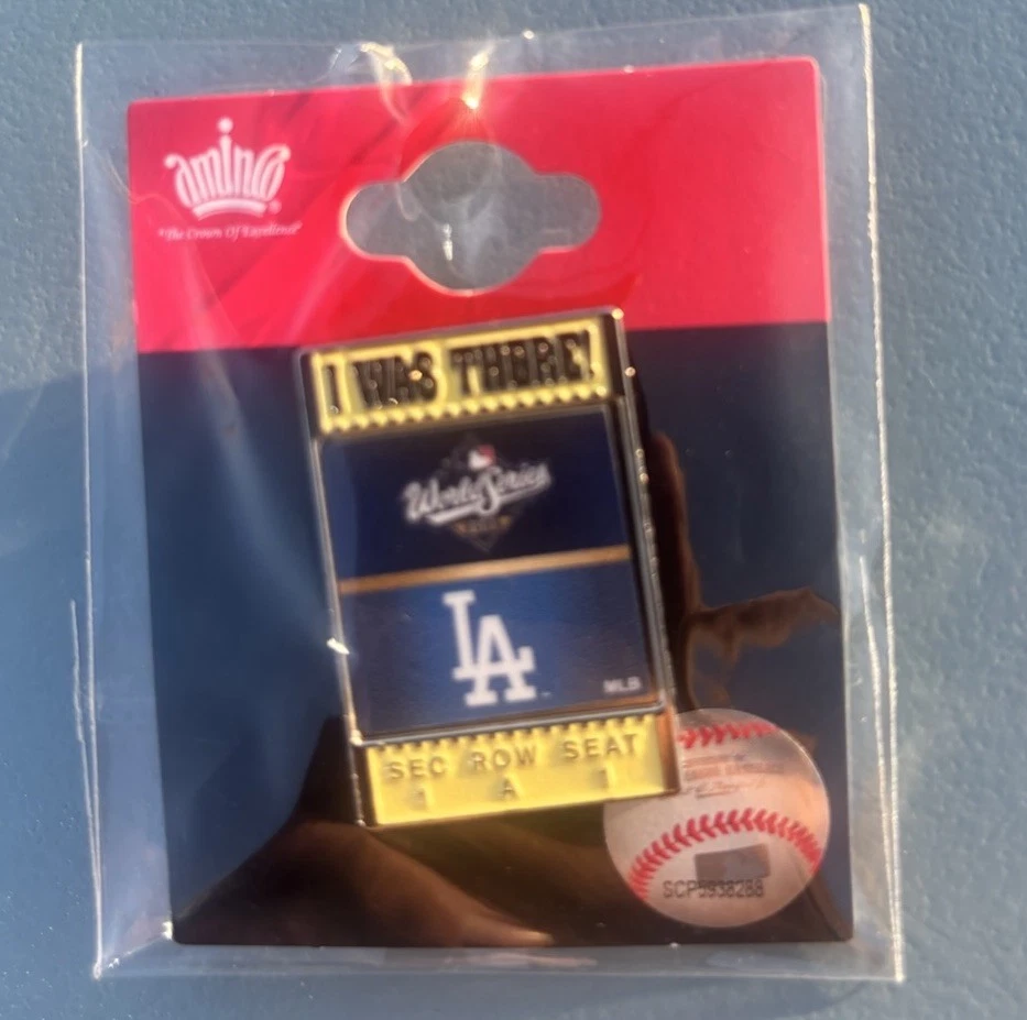 2025 Dodgers “I Was There”  World Series Pin Frm Game 1 10-27-25 FREE SHIPPING - Image 1 of 1