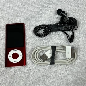 Apple iPod Nano 5ta Generación 8GB Rojo Probado Funciona Buena Batería - Imagen 1 de 10