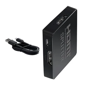 1 In 4 Out 4K HDMI Splitter 1X4 Support 4KX2K 1080P For Laptop/PC/Blu-Ray DVD - Afbeelding 1 van 12
