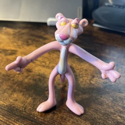 Vintage Bendable Posable Pink Panther Figure - Image 1 of 4