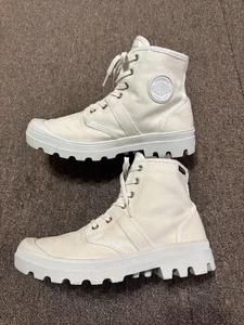 [9] Palladium Herren PALLABROUSSE High Top Stiefel Sneaker Weiß 00069-116-M - Bild 1 von 10