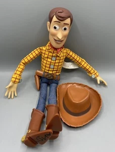 Toy Story LESEN Woody Puppe + Hut, 15 Zoll OHNE ZUGSCHNUR WIE ABGEBILDET Disney Store London - Bild 1 von 22