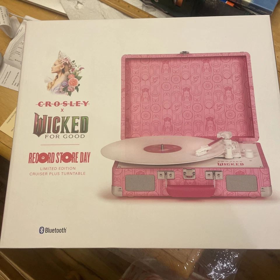 Record Day Black Friday Pink Glinda Wicked Crosley Record Player 2025