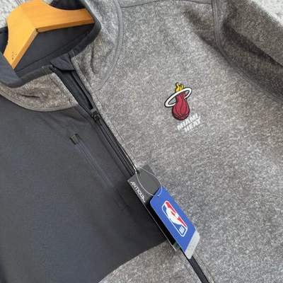 ANTIGUA MIAMI HEAT MENS CHARCOAL COURSE EXTRA LARGE WEIGHT JACKET NWT - Image 1 of 4
