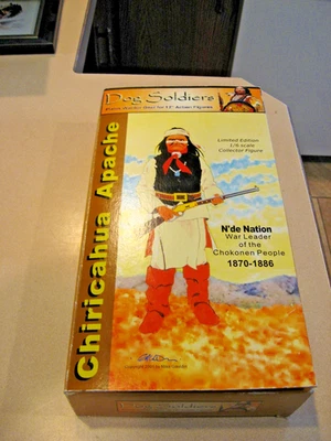 CHIRICAHUA APACHE NATIVE AMERICAN DOG SOLDIERS 1/6 比例密封盒 — 第 1/4 张图片