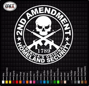 Second Amendment Rights Decal Sticker Car Decal Hunting Decal Yeti Cup Decal - Bild 1 von 2