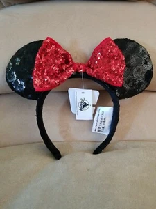 Disney Minnie Mouse Sequin Ear Headband - Picture 1 of 2