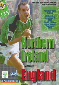 NORTHERN IRELAND v England (World Cup Qualifier) 2005 - Picture 1 of 1