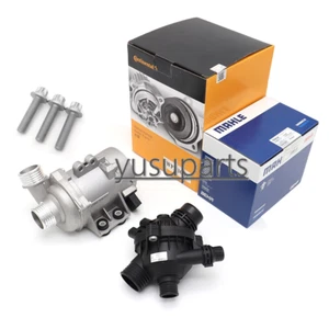 OEM Continental Water Pump 11517586925 &Mahle Thermostat For BMW F15 F16 F30 F32 - Picture 1 of 7