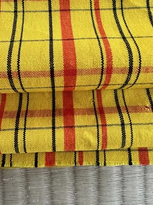 t19:Kimono vintage Fabric Japanese Mosurin Kasuri tsumugi Cloth Crafting Sewing - Image 1 of 4