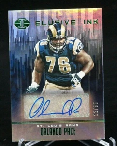 2019 Illusions Illusive Ink Green #EI-OPA Orlando Pace St. Louis Rams Auto /30 - Picture 1 of 2
