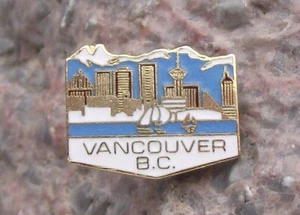 Vancouver British Columbia Canada Canadian City Souvenier Pin Badge - Picture 1 of 2