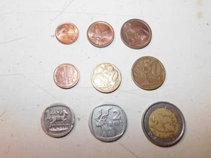 Südafrika 9 Münzen VOLLSTÄNDIGER Satz Münze 1, 2, 5, 10, 20 50 Cent 1, 2, 5 Rand #15 - Bild 1 von 9