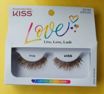 KISS Love Live, Love, Lash, Limited Edition Strip Lashes, Pride - Image 1 of 2