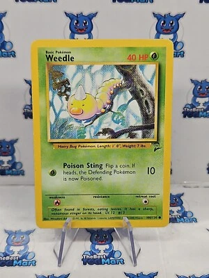 Weedle 100/130 - Base Set 2 - Pokémon - MP - Image 1 of 2