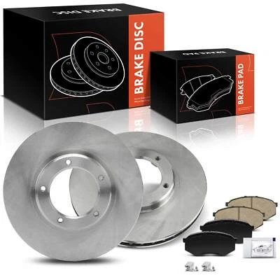 Front Disc Brake Rotor & Ceramic Brake Pad for Toyota Tacoma 1995 1996 1997-2004 - Image 1 of 4