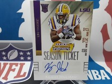 🏈2015 Panini Contenders Draft Picks Season Ticket Auto Kenny Hilliard RC #263